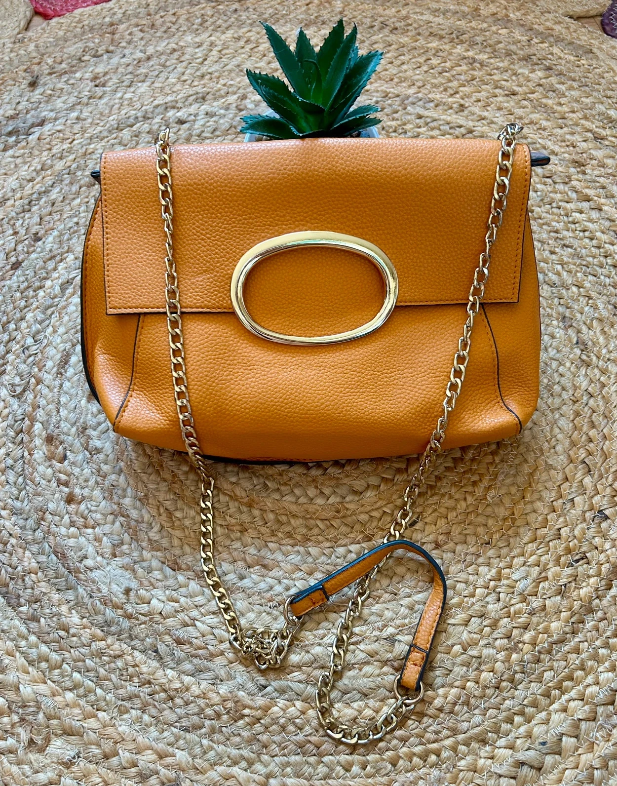 💛🌿Gele okergele bohemien chique schoudertas Crossbody-tas gouden oker🌿💛 – photo 10